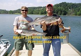Striper fishing guide service